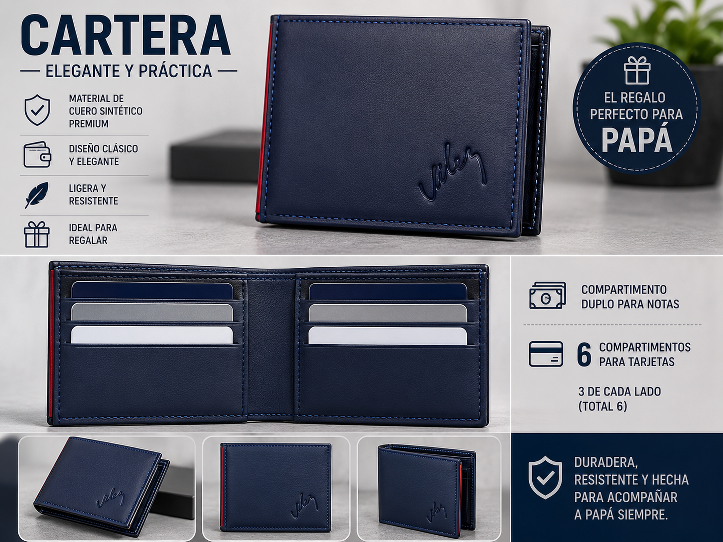 BILLETERA CUERO VELEZ