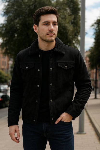 Chaqueta gamuza ovejera Oferta del Día del Padre
